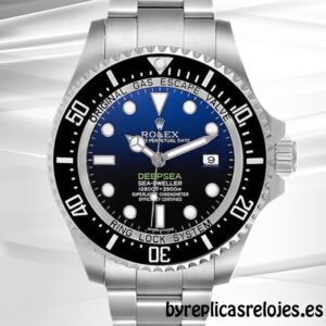 Rolex Sea-Dweller 116660-98210 de los hombres 44mm esfera azul profundo