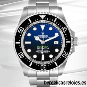 Rolex Sea-Dweller 44mm m126660-0002 de los hombres esfera azul profundo Tono plateado
